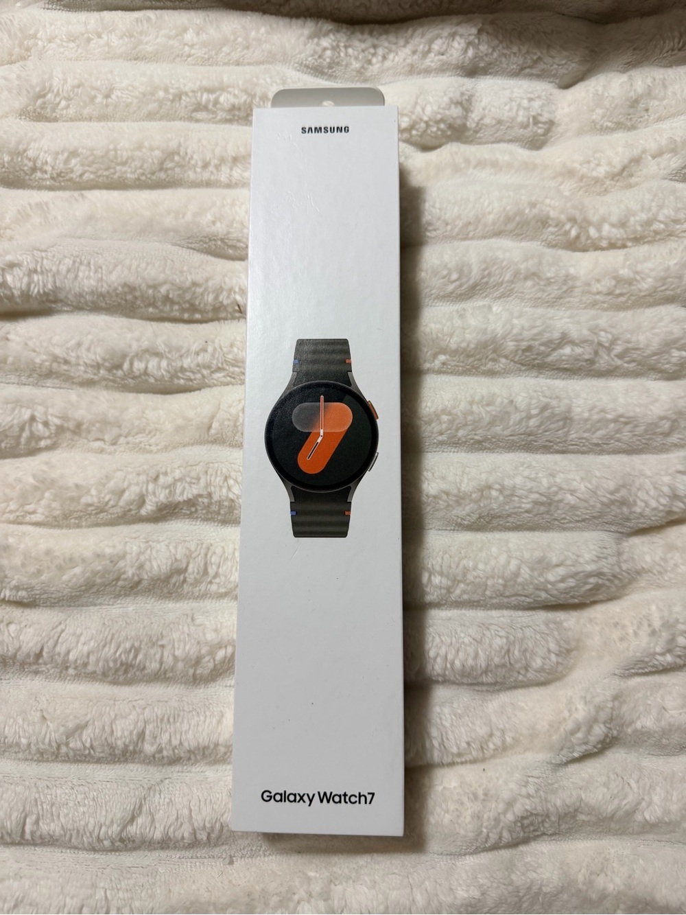 Samsung Galaxy Watch7 Black with Orange Accent